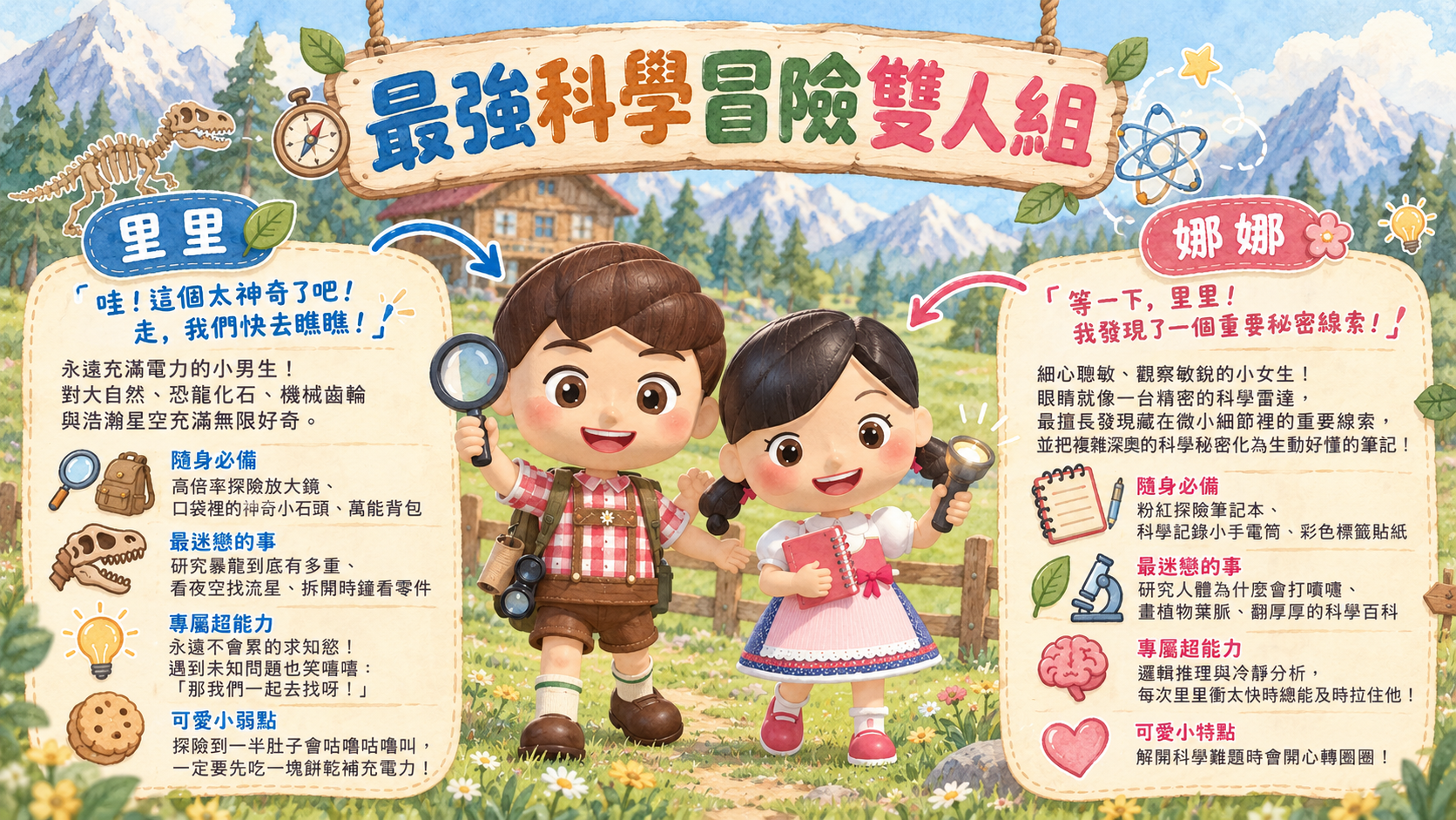 最強科學冒險雙人組 - 里里與娜娜的冒險